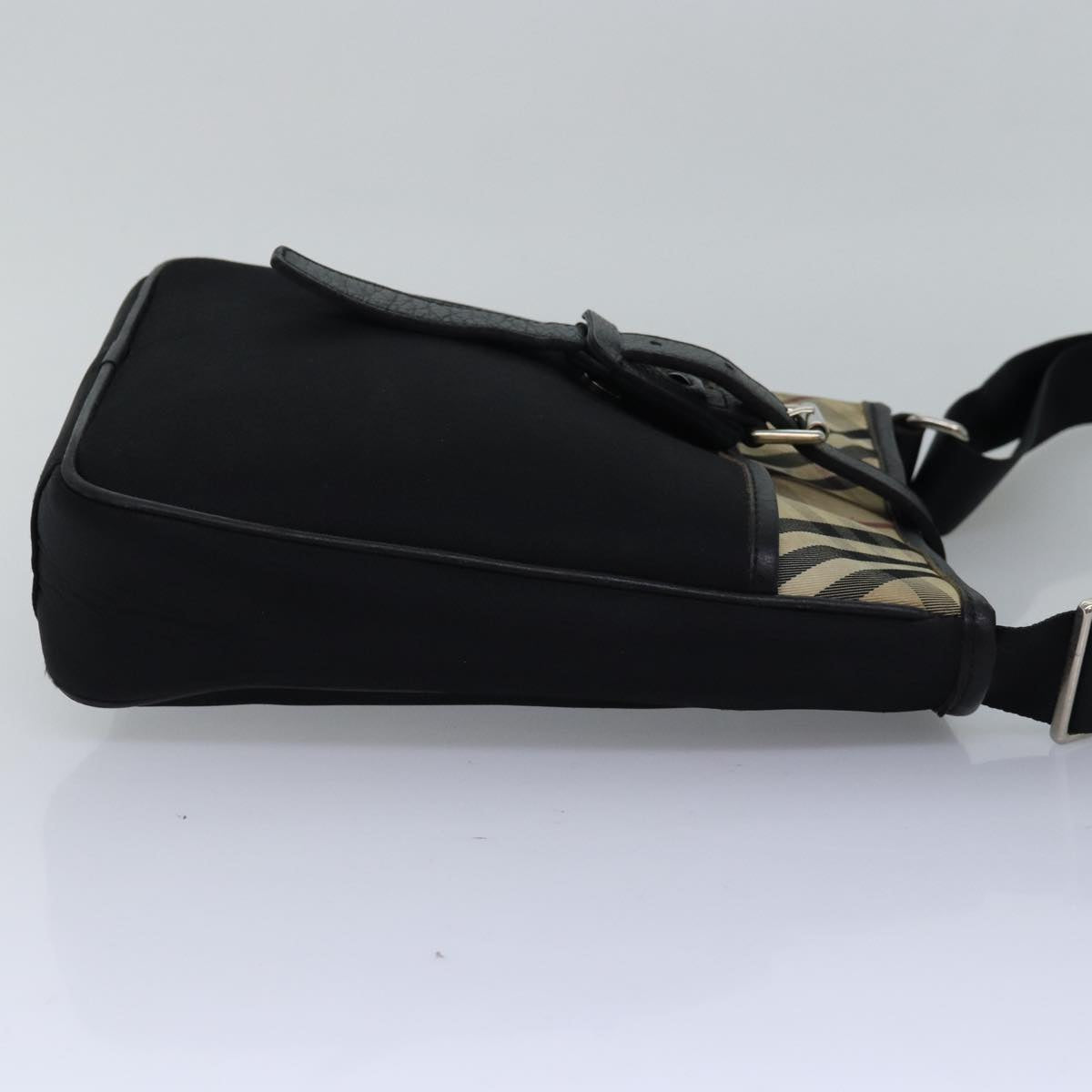 Burberry Nova Auth Nylon Black Shoulder Bag