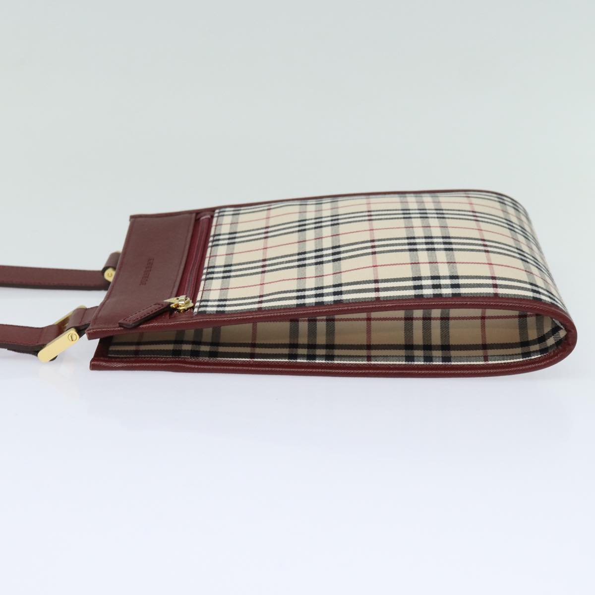 Burberry Nova Auth Canvas Beige Shoulder Bag Style 5