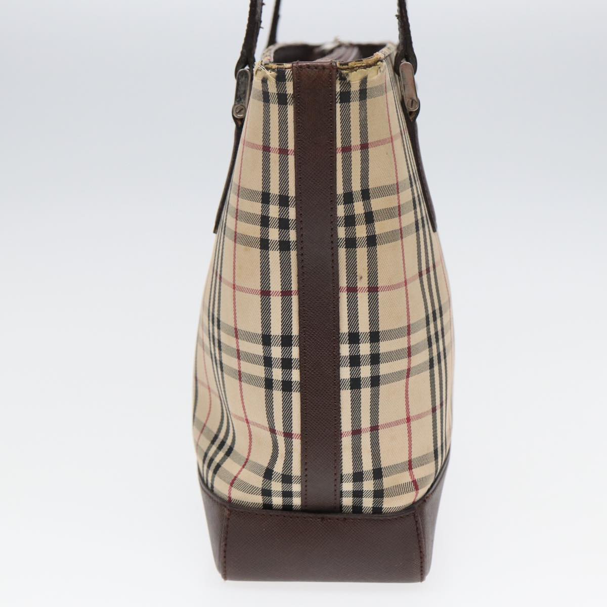 Burberry Nova Auth Canvas Beige Tote Bag Style 11