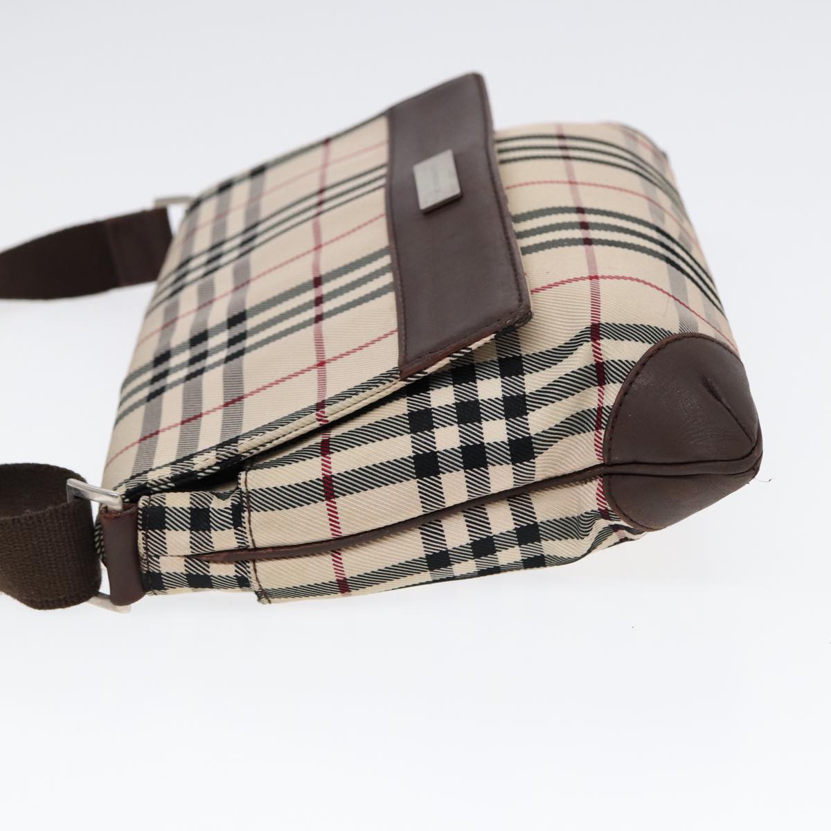 Burberry Nova Auth Nylon Beige Shoulder Bag Style 2