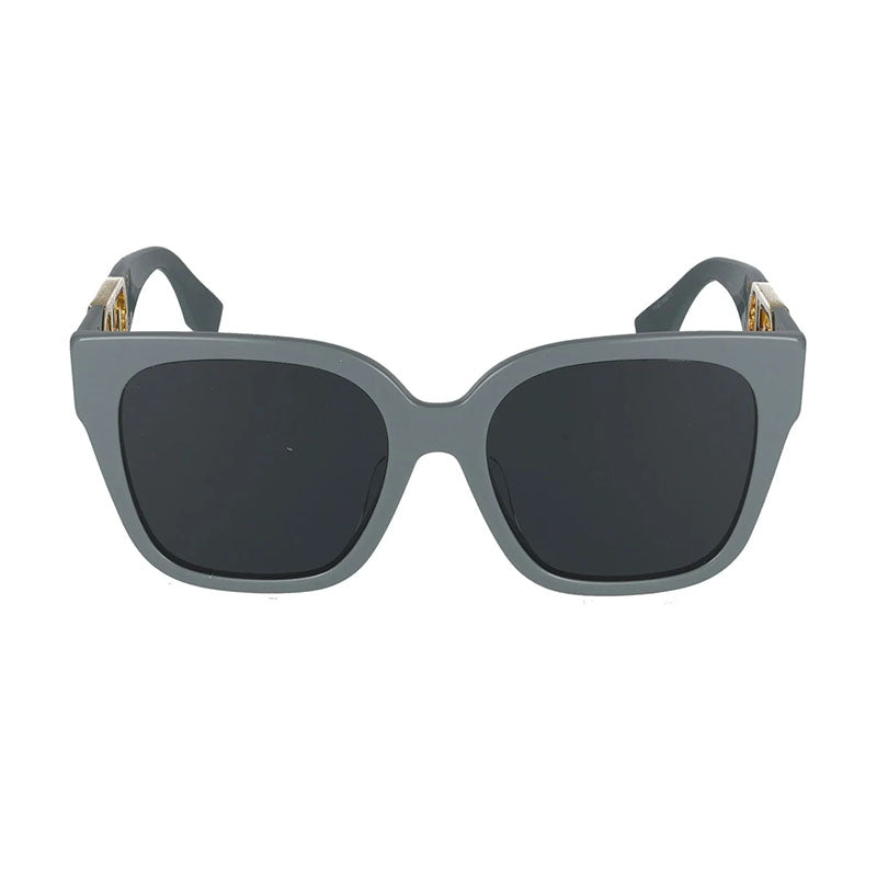Fendi Sunglasses Square Full Rim, Grey Frame and Grey Lens FE40063F20A Rovelle Bags