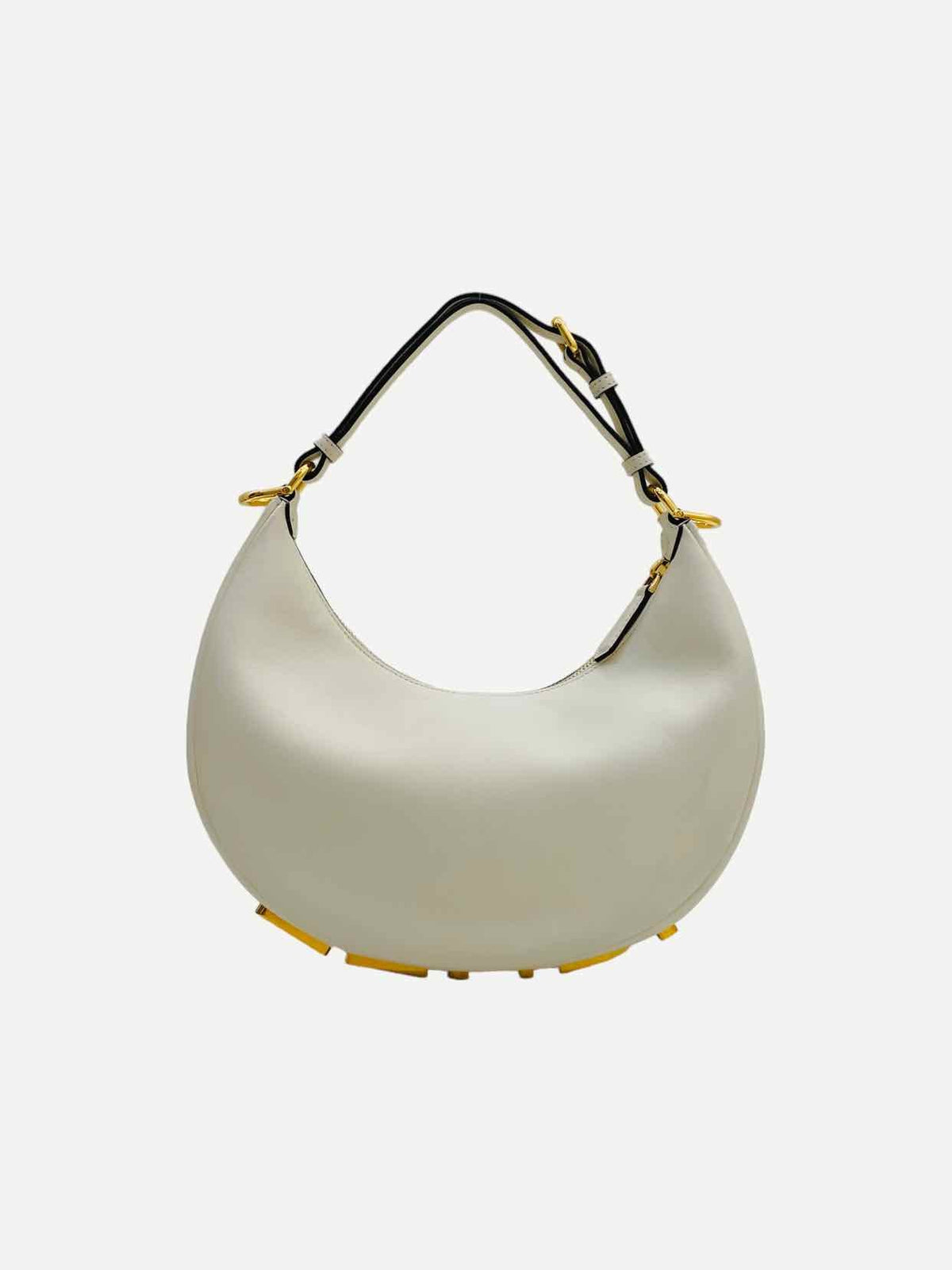 FENDI Fendigraphy White Shoulder Bag Rovelle Bags