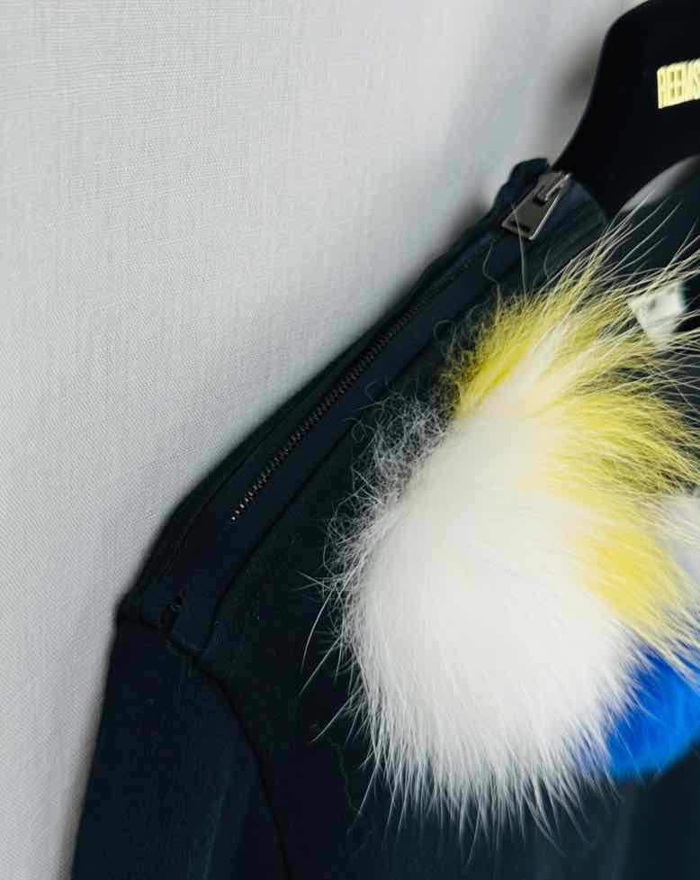 FENDI Pom Pom Black Multicolor Size US 2 Sweatshirt Rovelle Bags