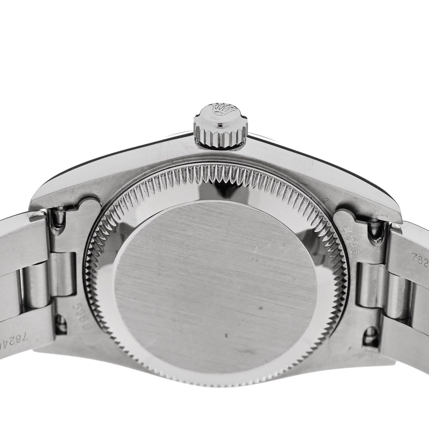 Stainless Steel 24mm Oyster Perpetual Watch Black 76080
