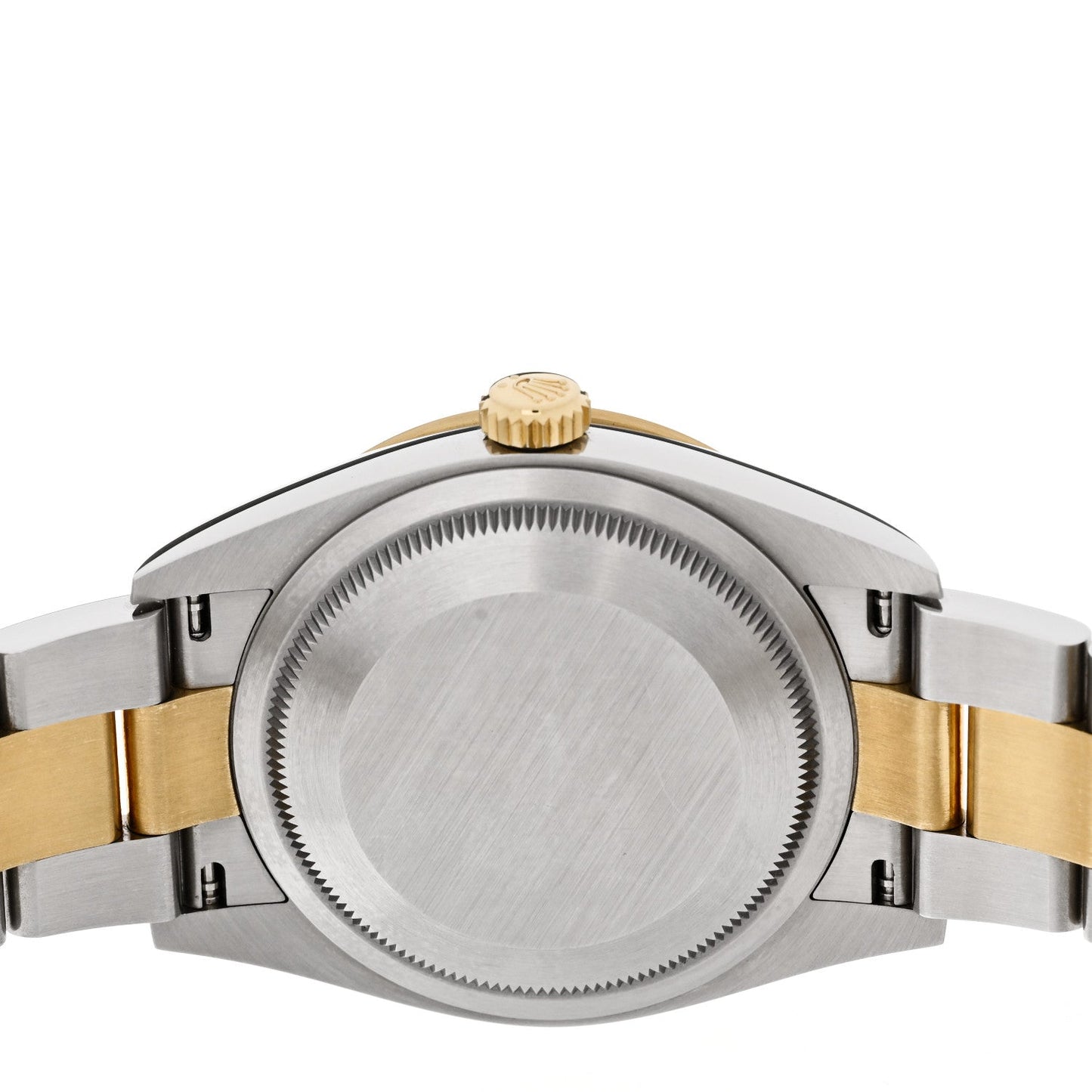 Stainless Steel 18K Yellow Gold 36mm Oyster Perpetual Explorer Watch Black 124273