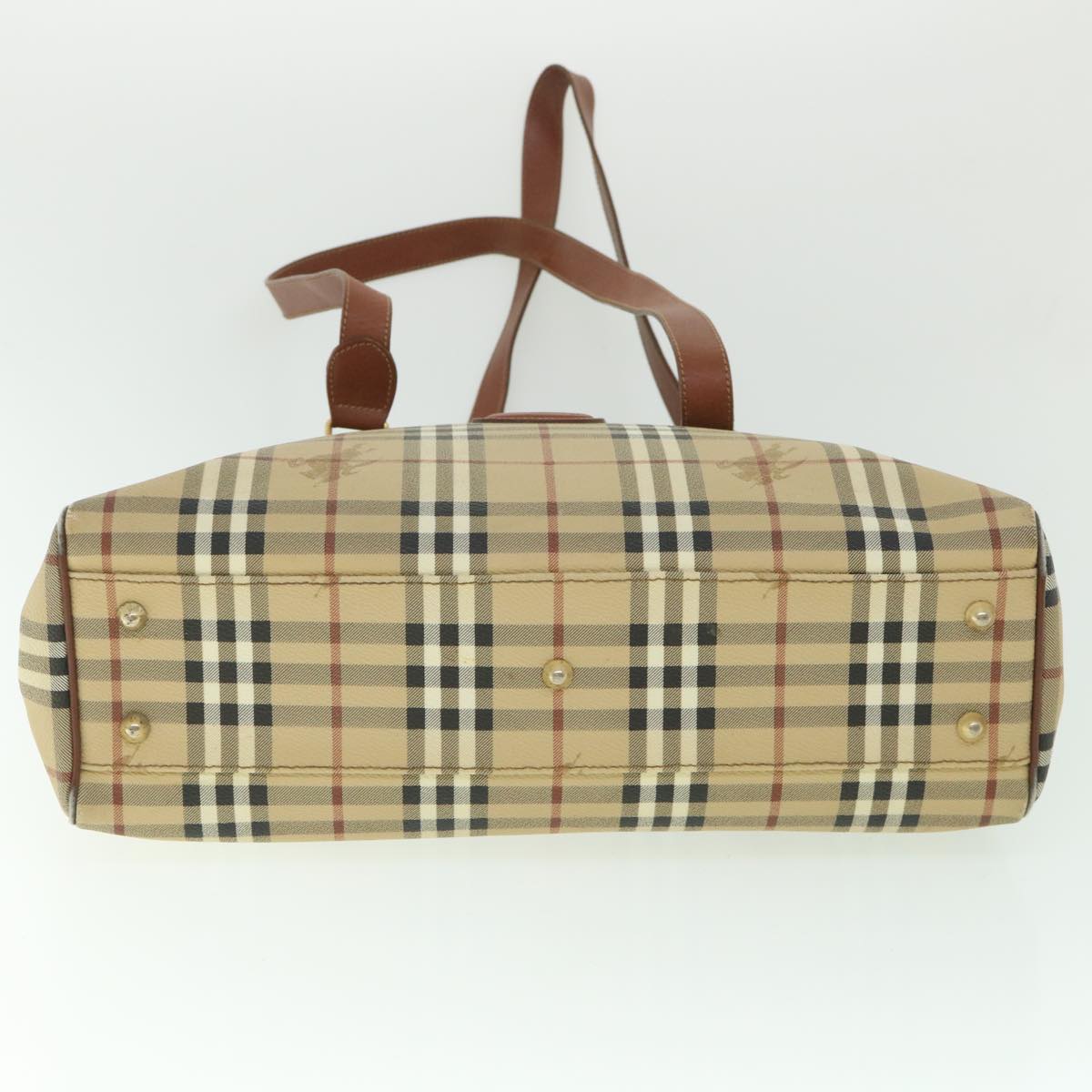 Burberry BURBERRYSs Nova Leather Beige Tote Bag