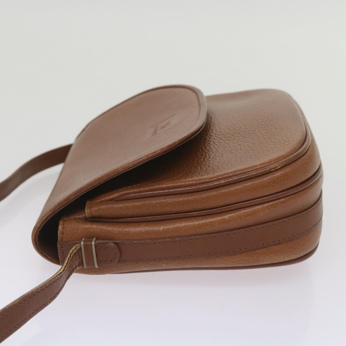 Burberry BURBERRYSs Auth Leather Brown Shoulder Bag Style 3