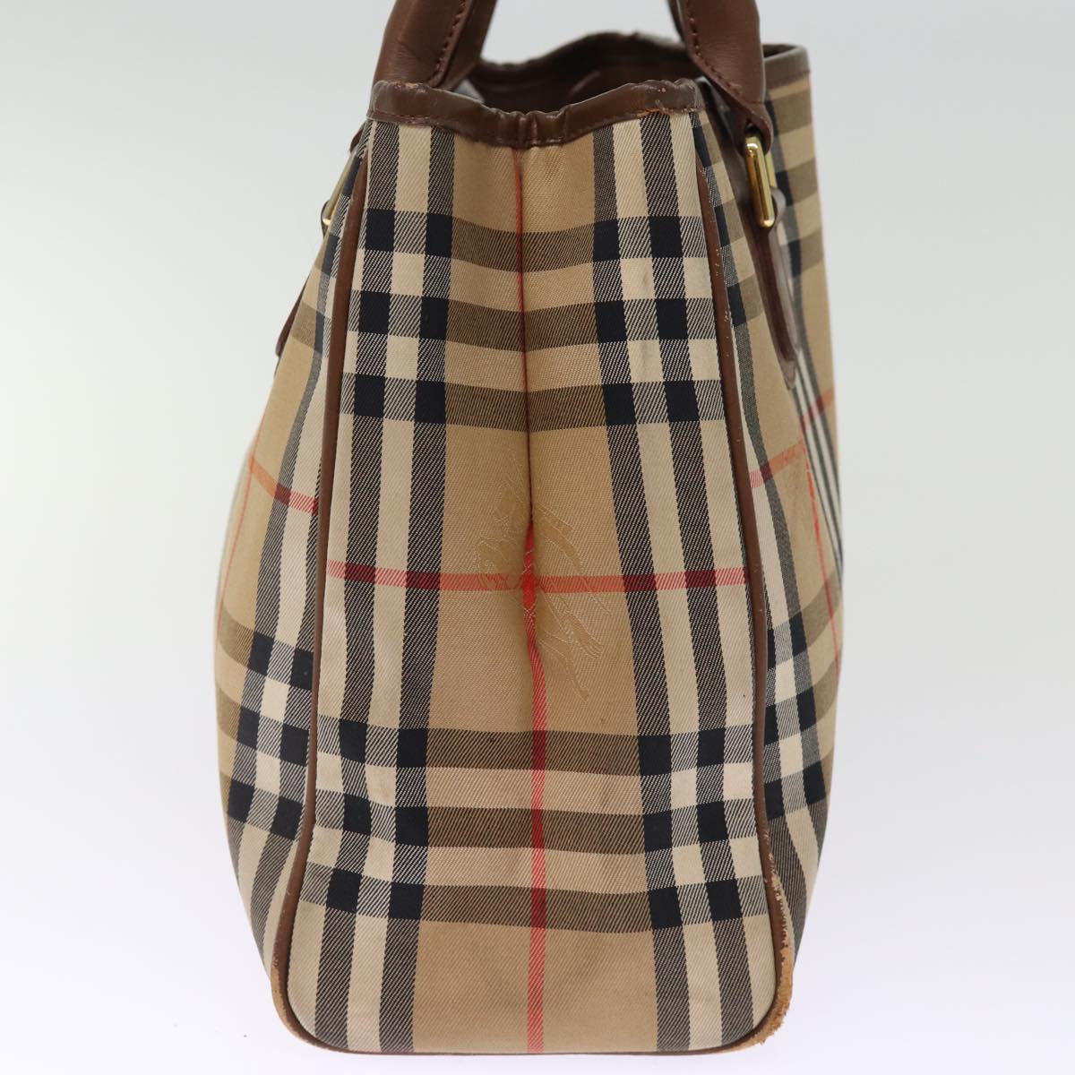 Burberry Nova Auth Nylon Beige Handbag Style 3