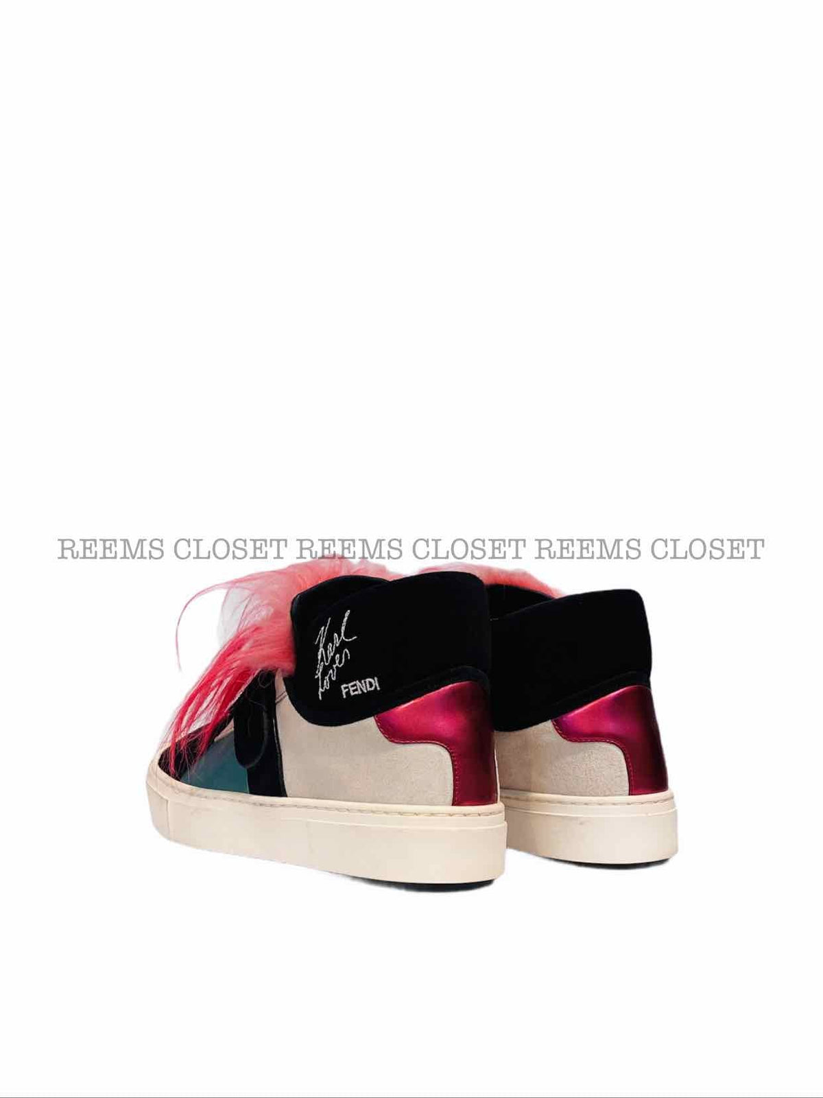 FENDI Karlito Cream Multicolor Size EU 35 Sneakers Rovelle Bags