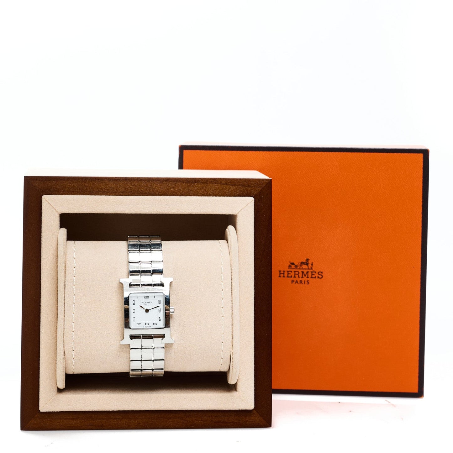 Stainless Steel 21mm Heure H Hour Quartz Watch
