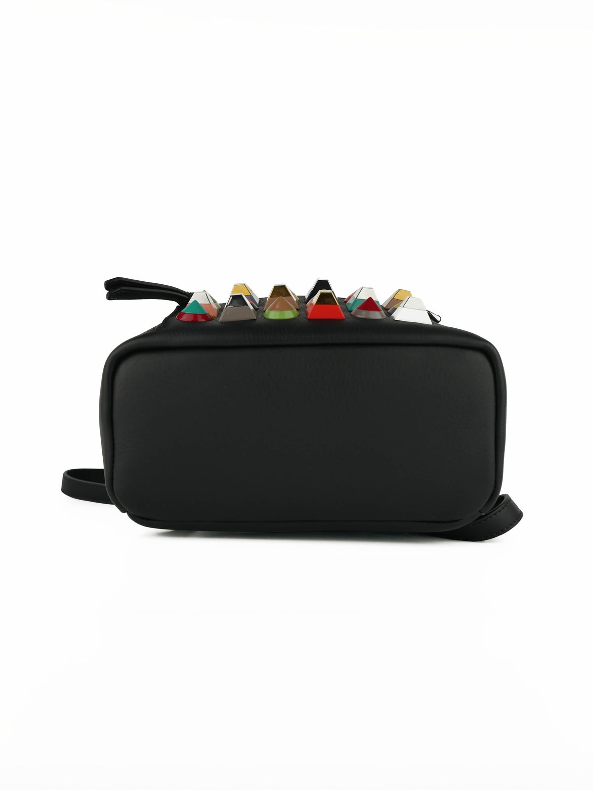 Fendi Black Mini Pyramid Studded Backpack Rovelle Bags