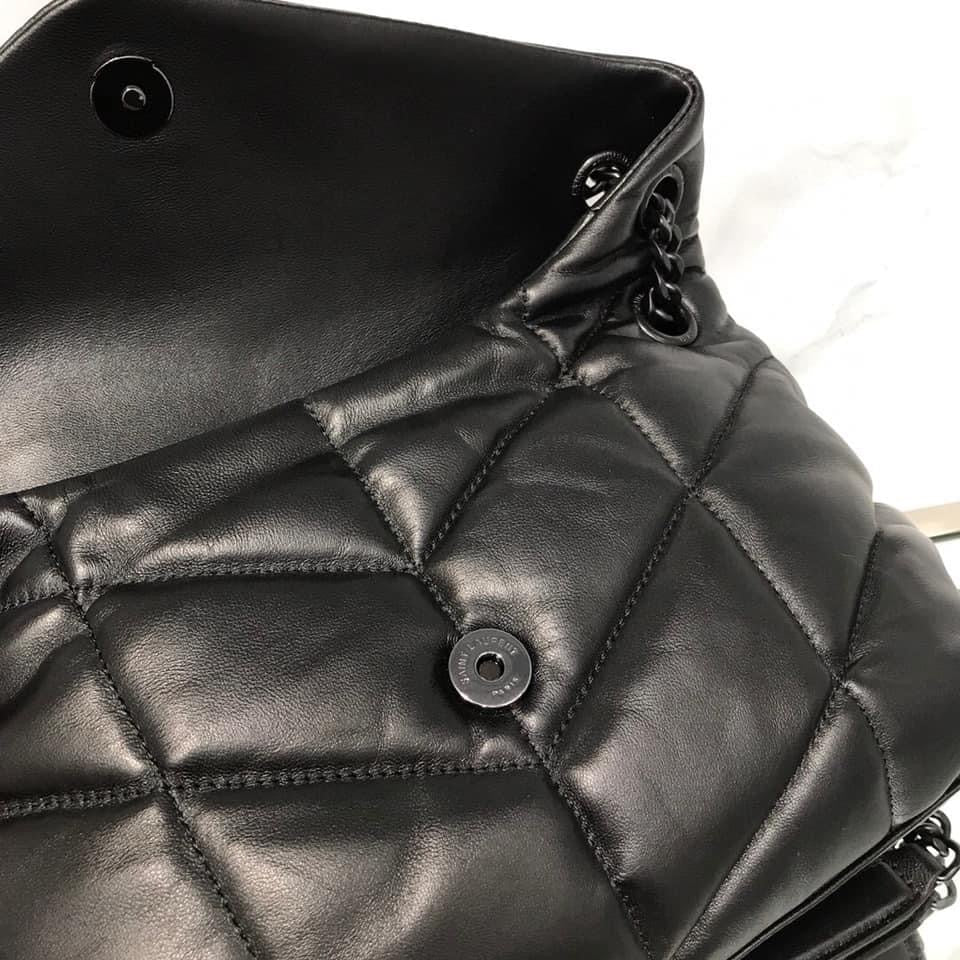 YSL PUFFER MEDIUM BAG IN QUILTED LAMBSKIN