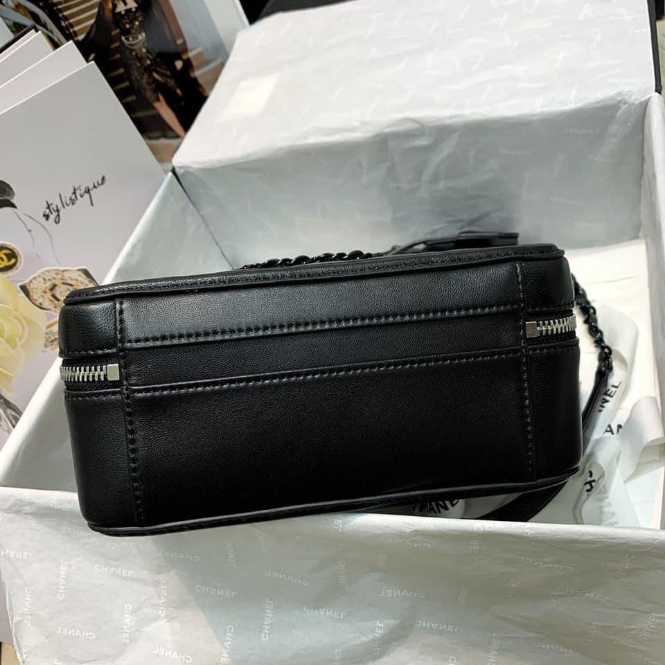 Chanel Caivar Filigree Vanity Bag