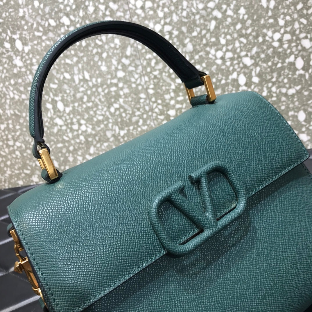 Valentino Small Vsling Grainy Calfskin Bag
