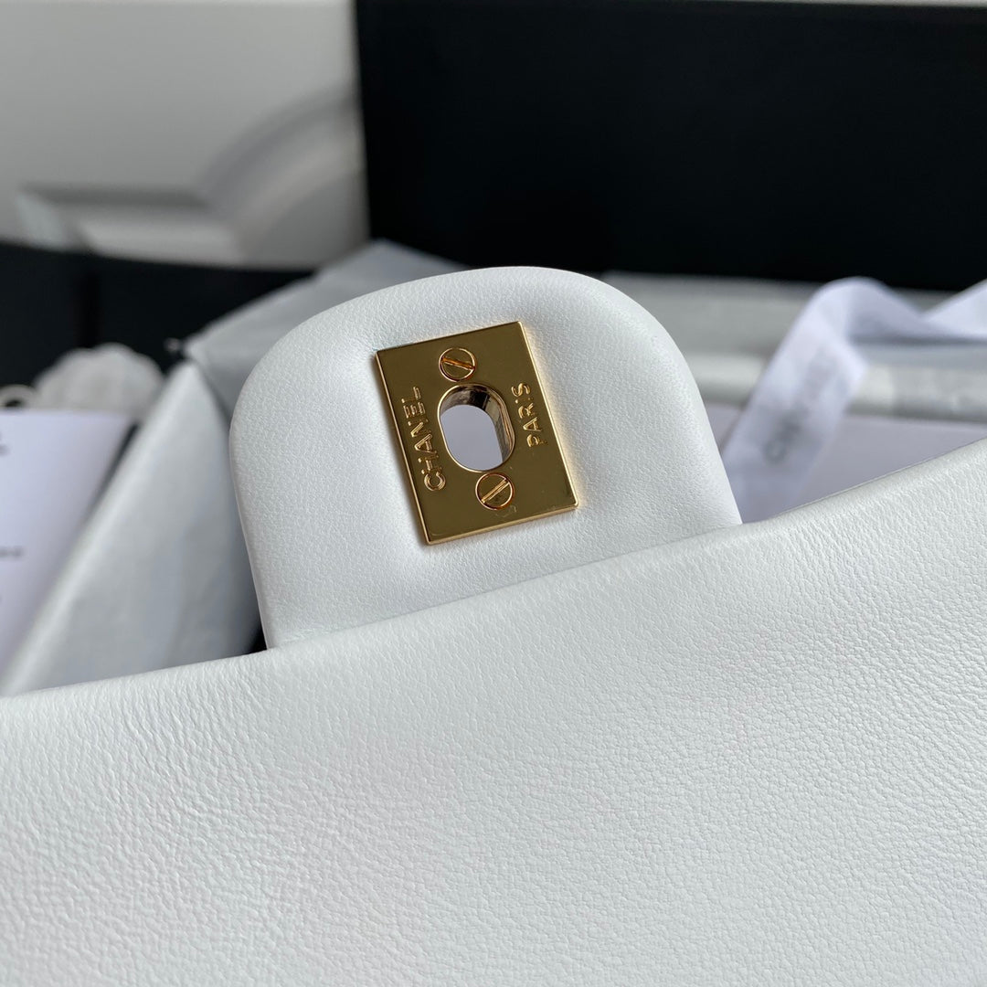 Chanel Caivar Double Flap Bag
