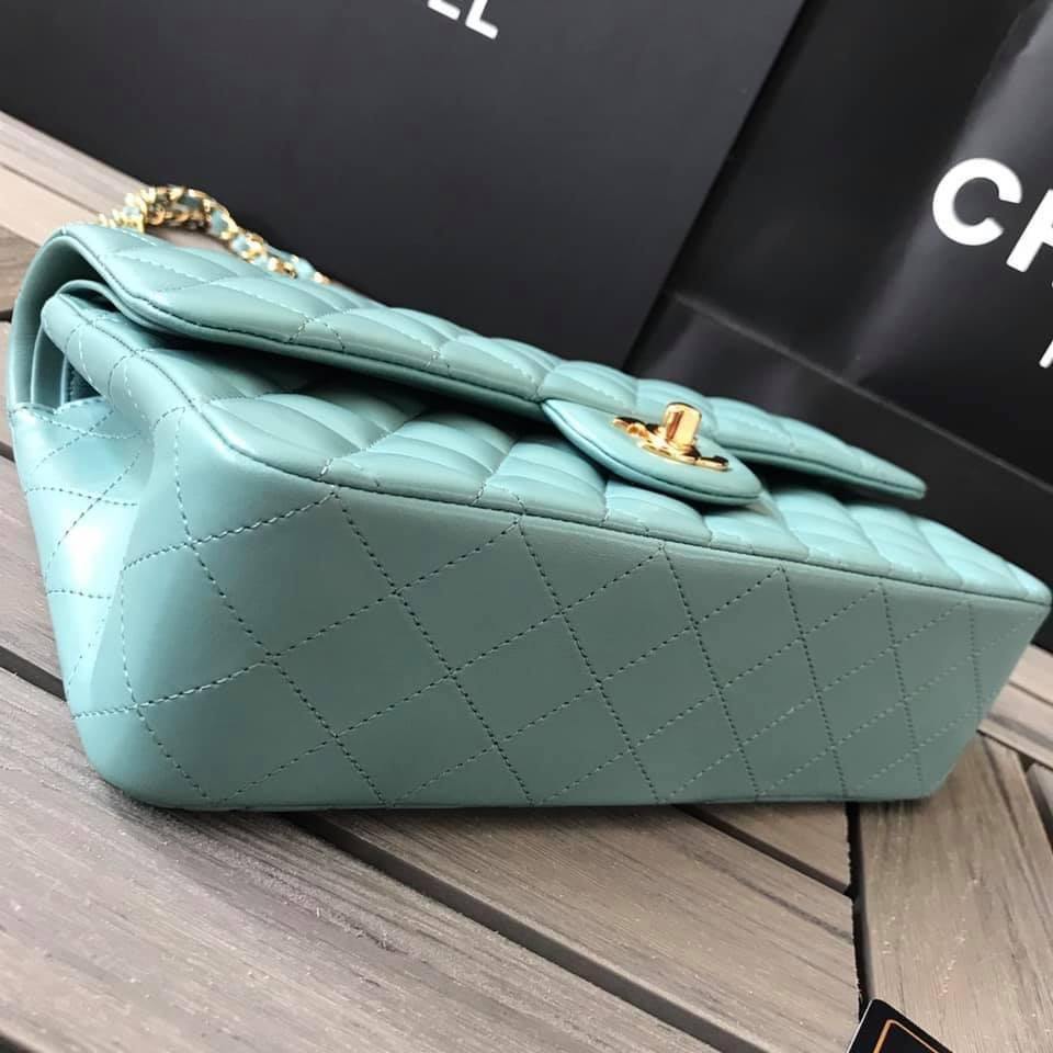 Chanel Caivar Double Flap Bag