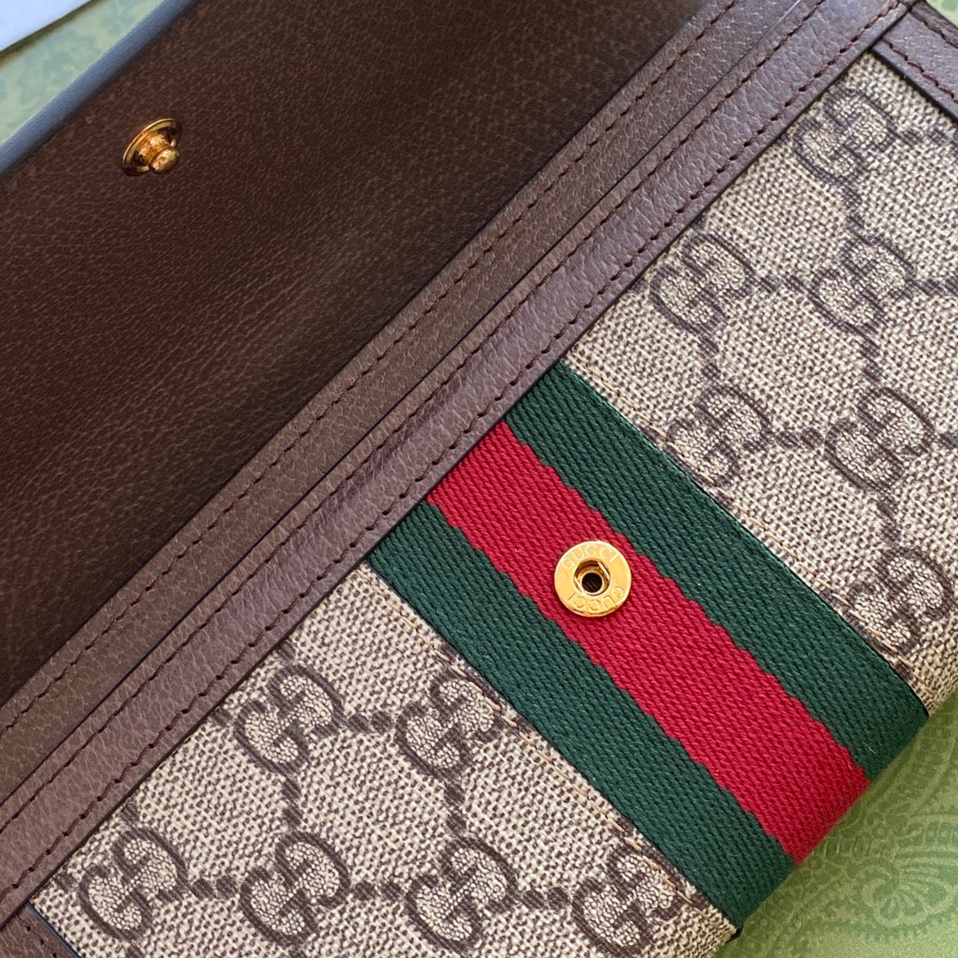 Gucci Ophidia GG Continental Wallet