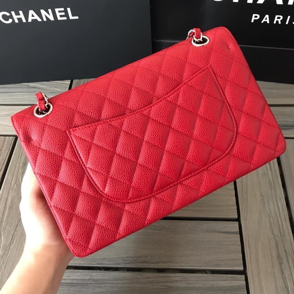 Chanel Caivar Double Flap Bag