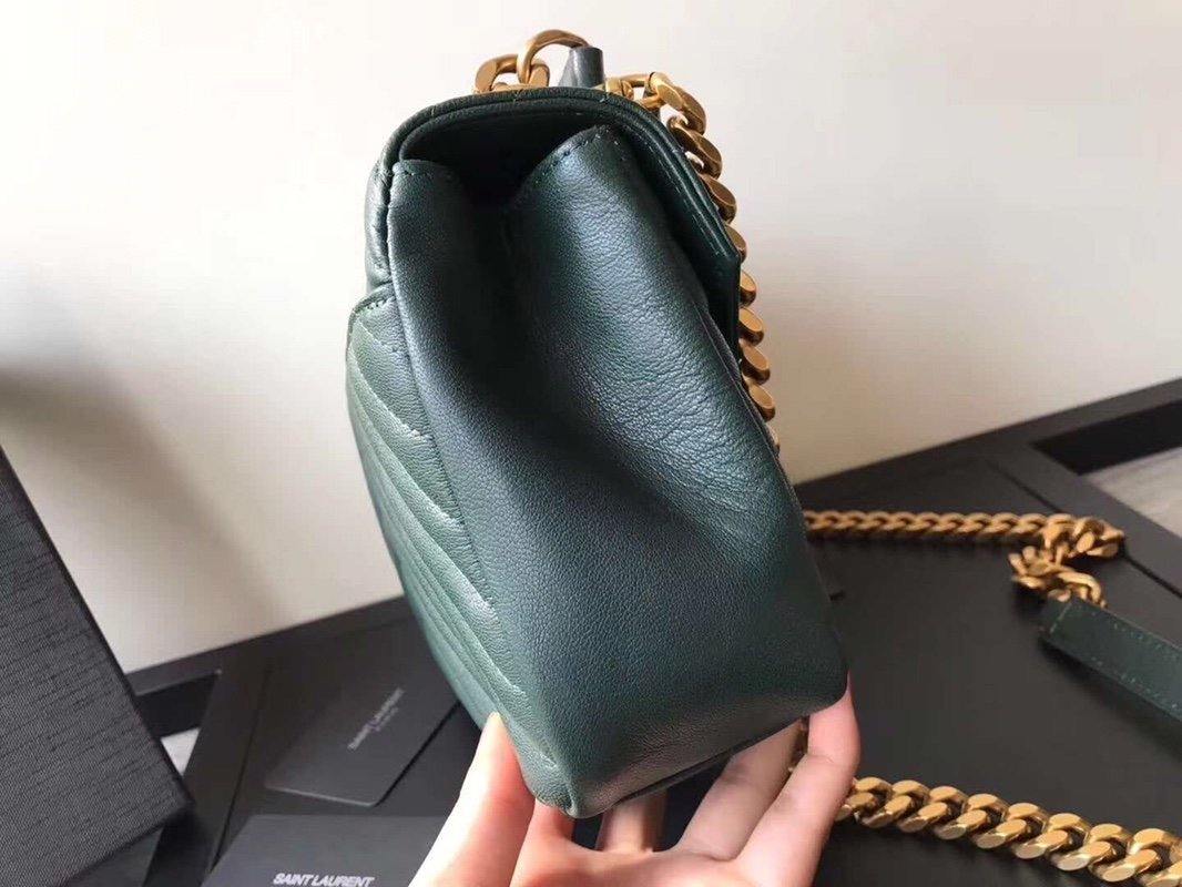 YSL College Medium Quilted Leather Bag