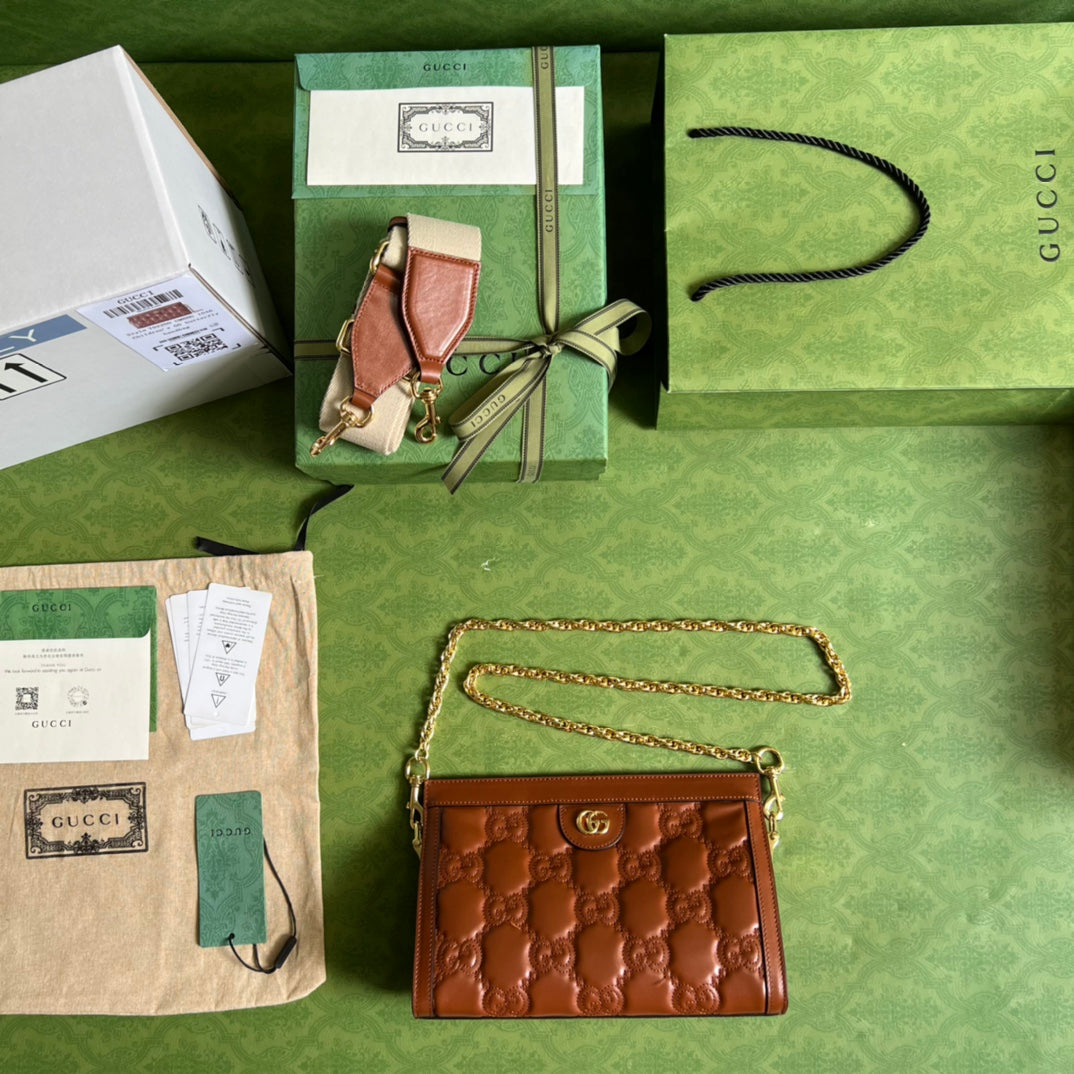 Gucci GG Matelasse Leather Shoulder Bag