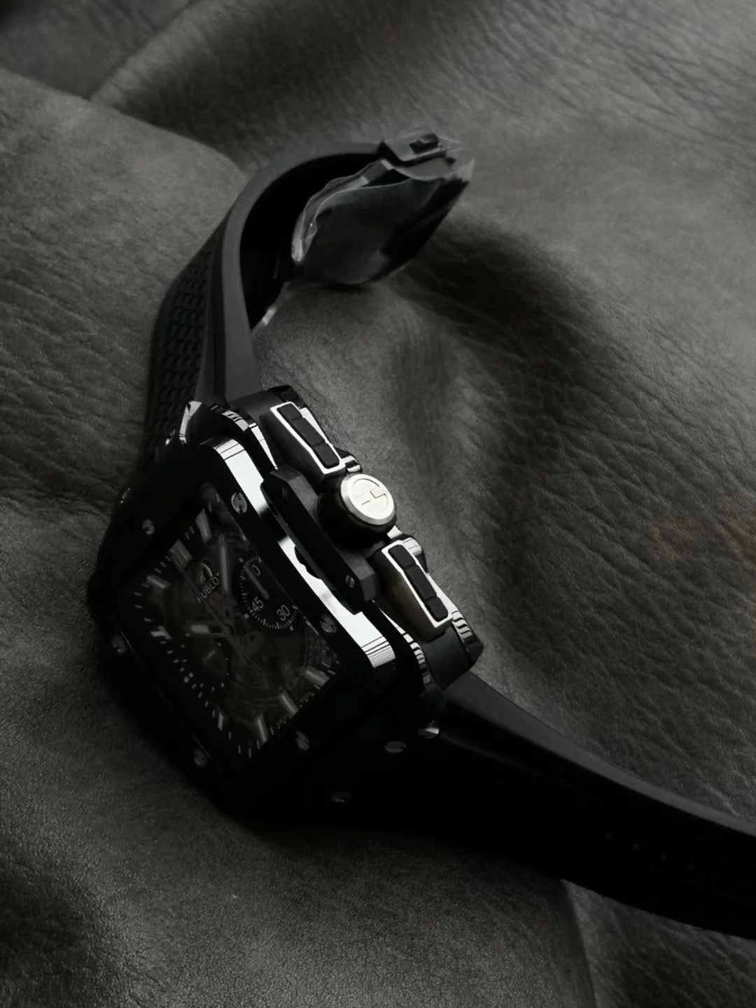 Hublot Square Bang Unico Black Ceramic 42mm Watch