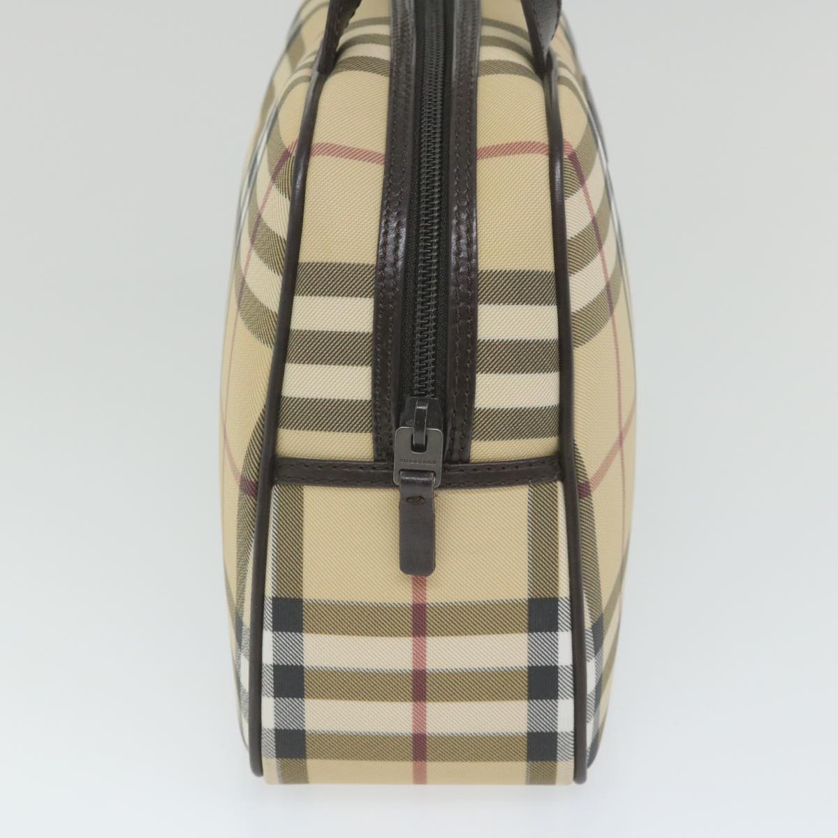 Burberry Nova Auth Leather Beige Handbag Style 10