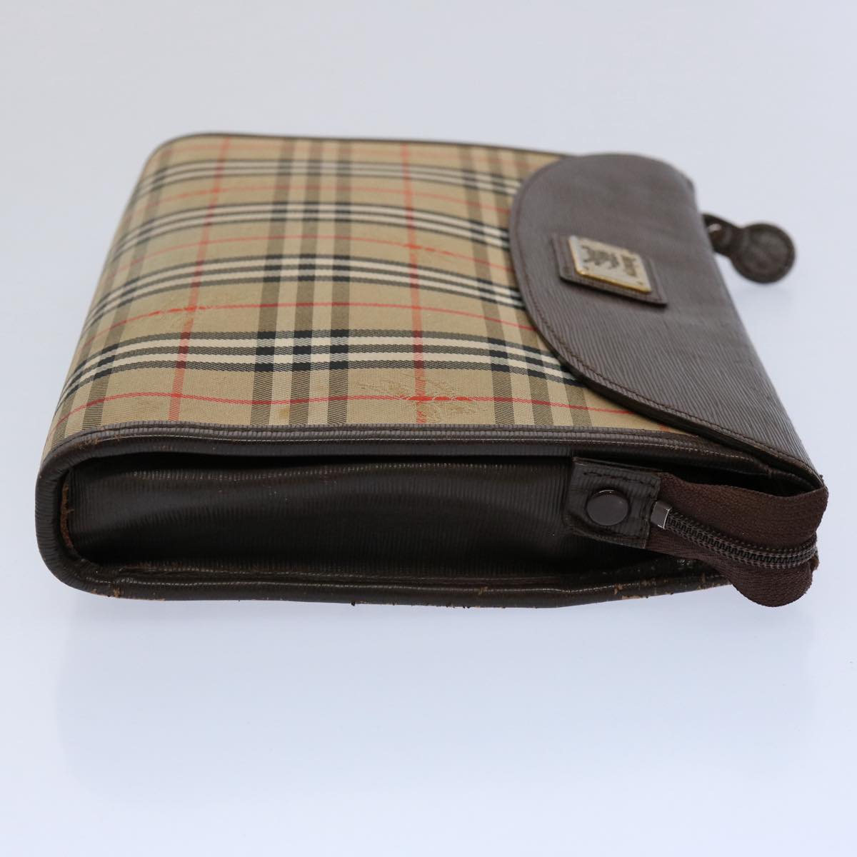 Burberry BURBERRYSs Nova Canvas Brown Clutch Bag Style 6