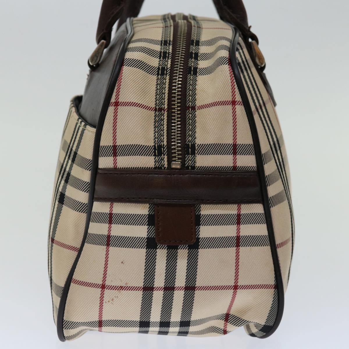 Burberry Nova Auth Nylon Beige Handbag Style 4