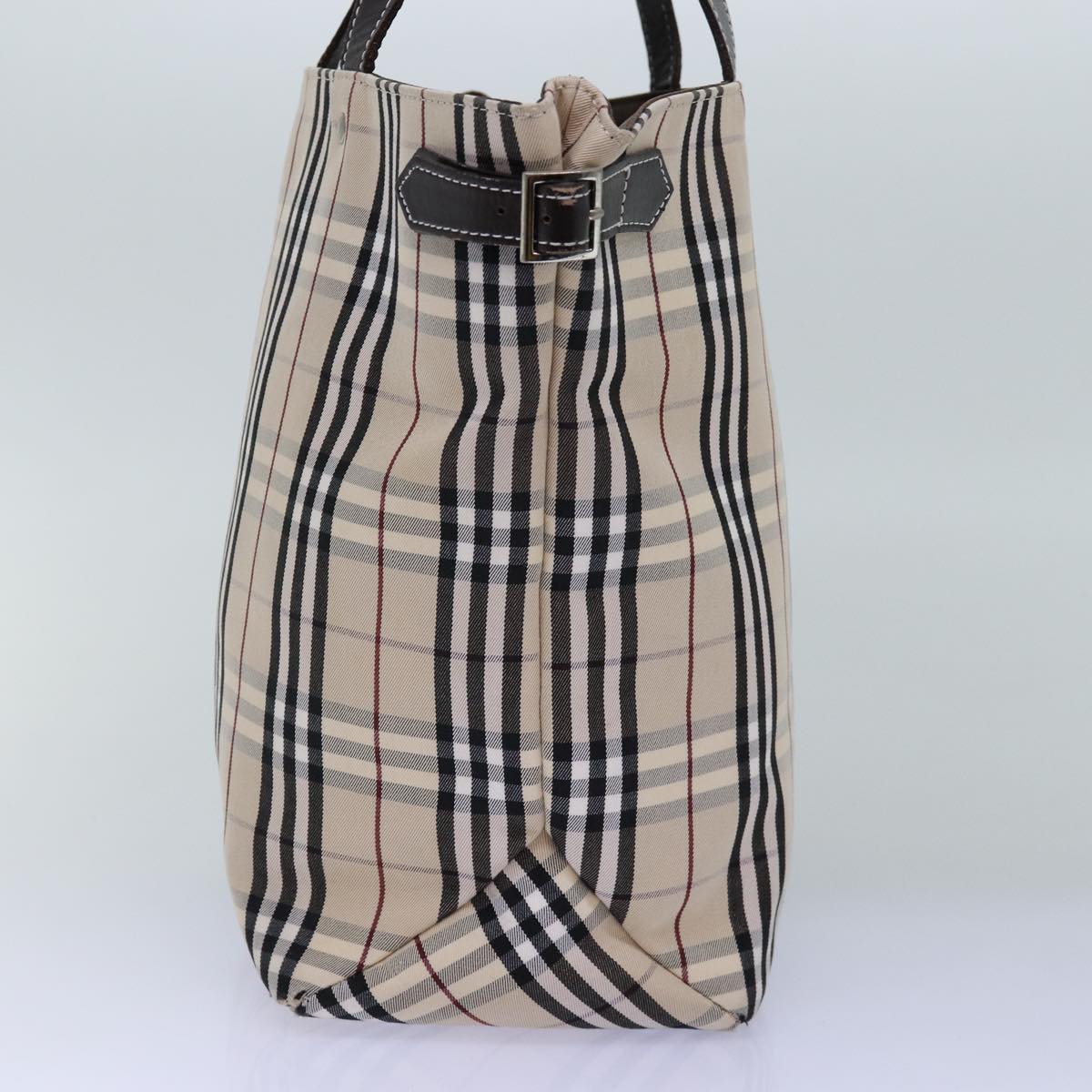 Burberry Nova Label Canvas Beige Handbag Style 5