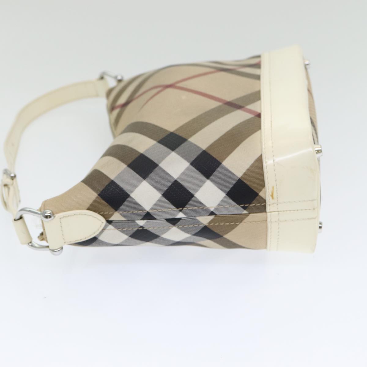 Burberry Nova Auth Leather Beige Shoulder Bag Style 6