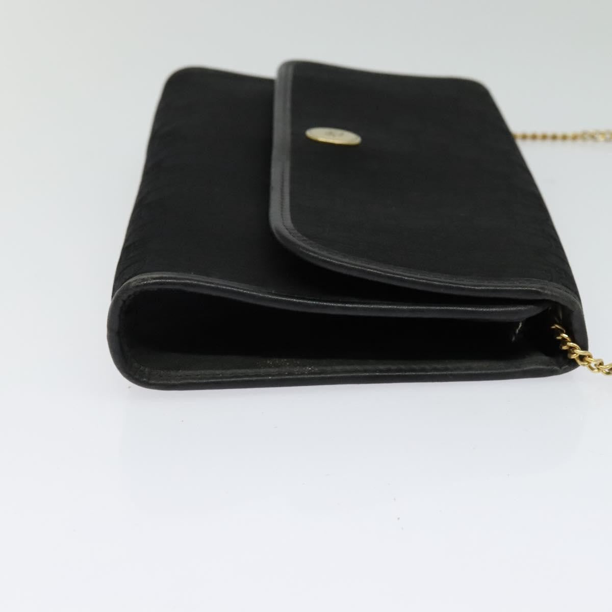 Christian Dior Trotter Flap Crossbody Bag Canvas Black Canvas Shoulder Bag Bag Rovelle Bags