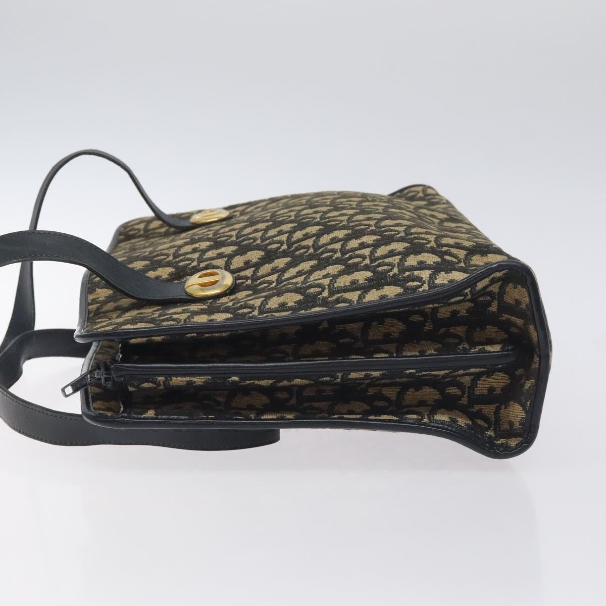 Christian Dior Trotter Shoulder Bag Canvas Navy Canvas Shoulder Bag Bag Style 3 Rovelle Bags
