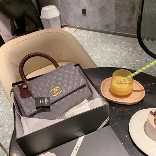 Chanel Coco Flap Bag with Top Handle