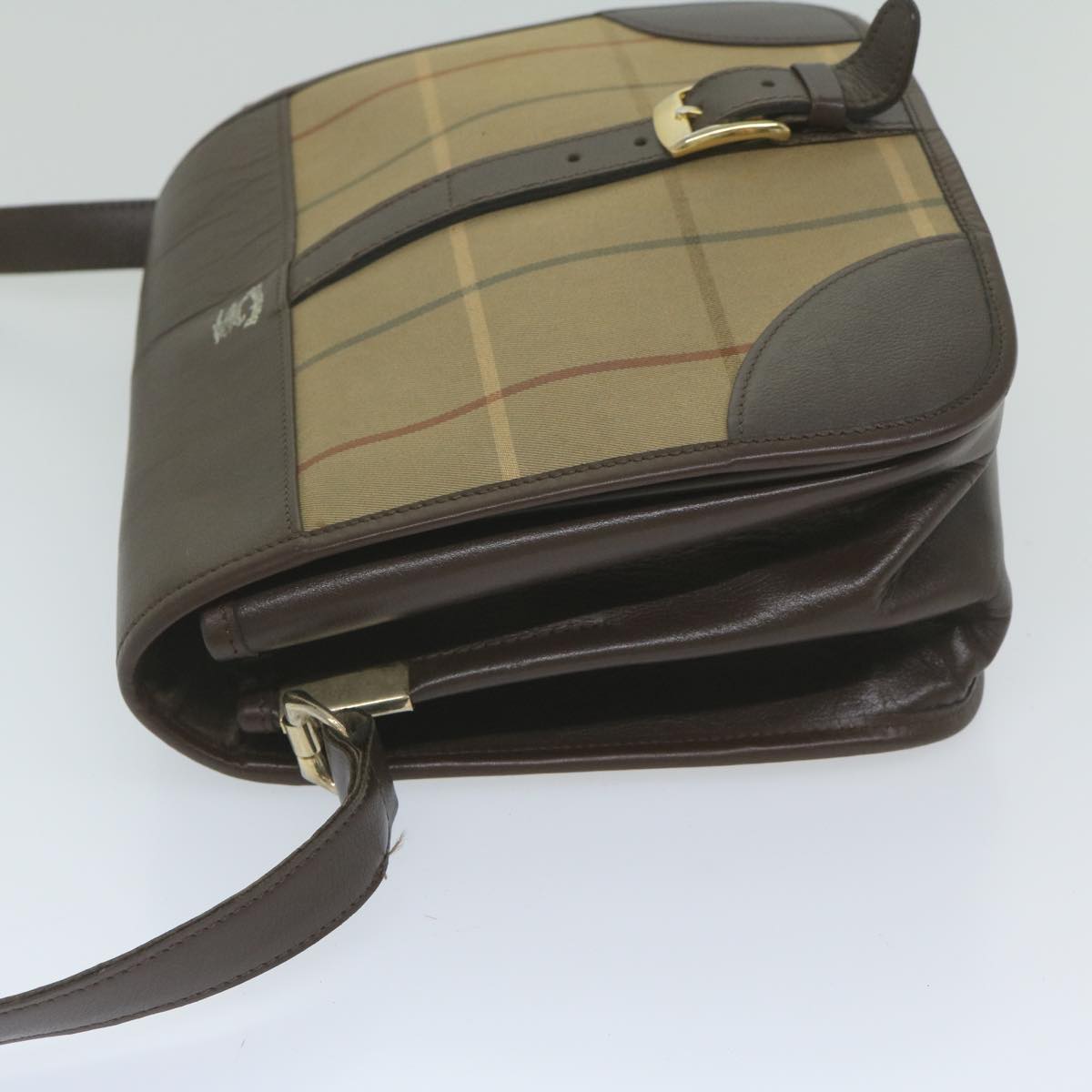 Burberry BURBERRYSs Nova Canvas Brown Shoulder Bag