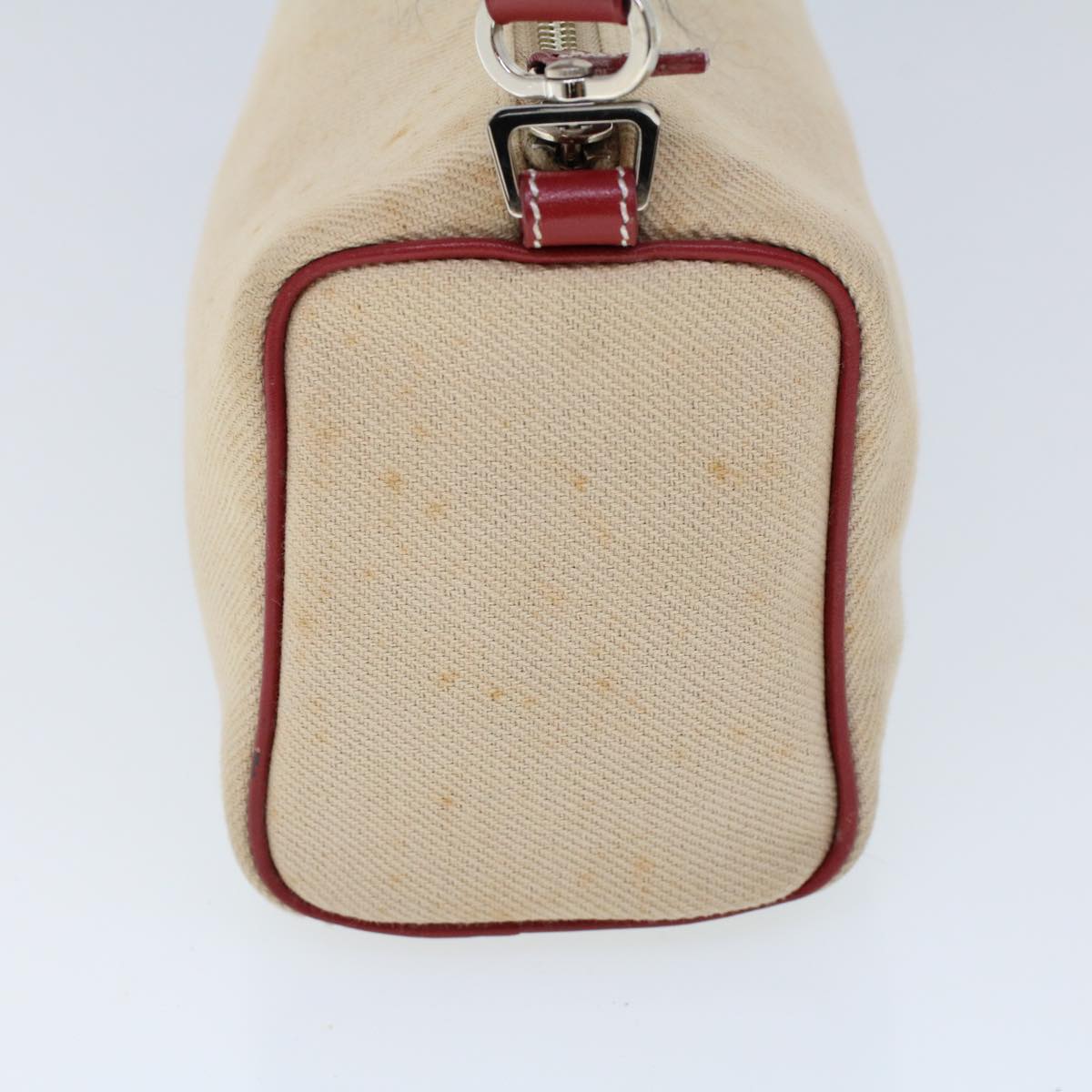 Burberry Label Auth Canvas Beige Shoulder Bag