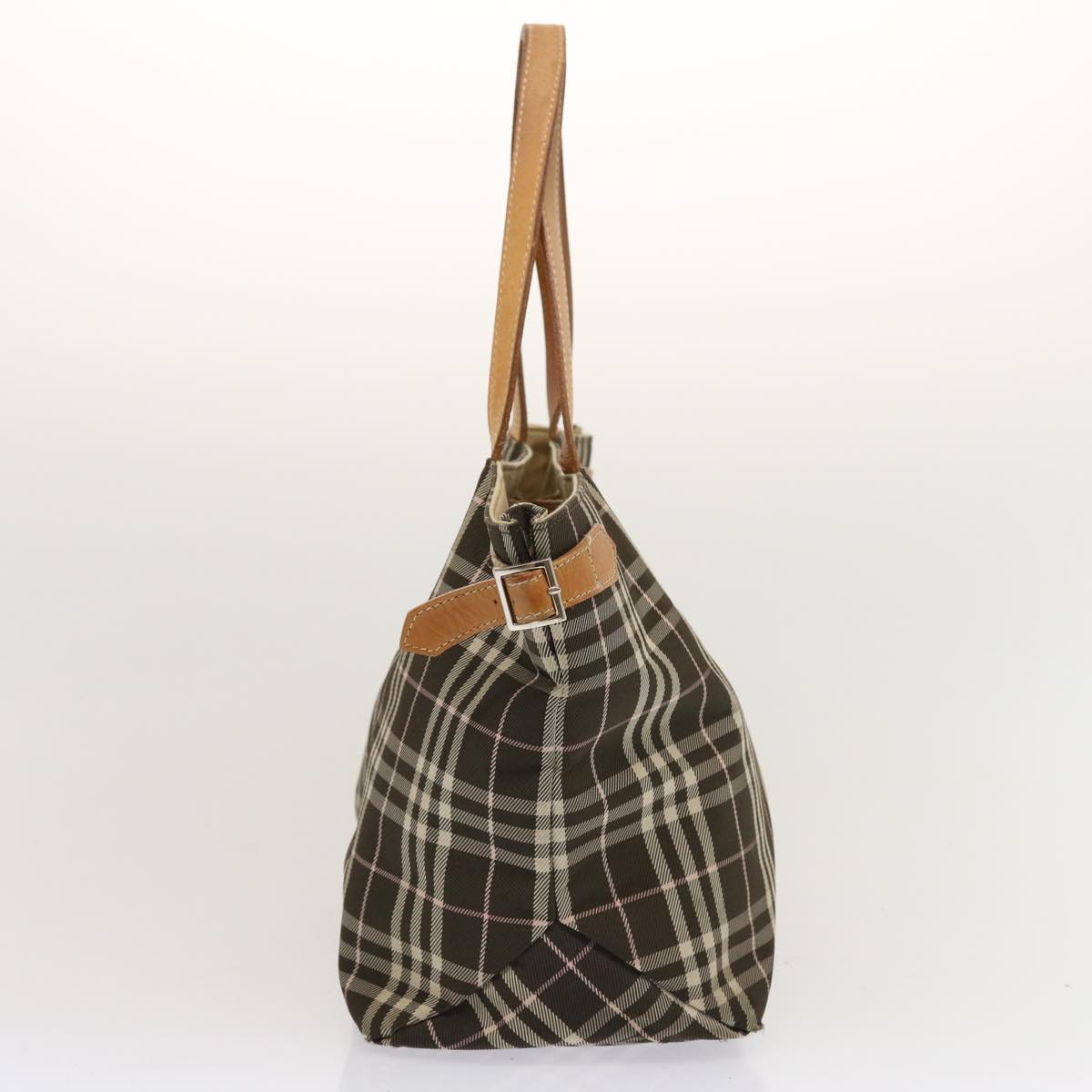 Burberry Nova Label Nylon Brown Tote Bag