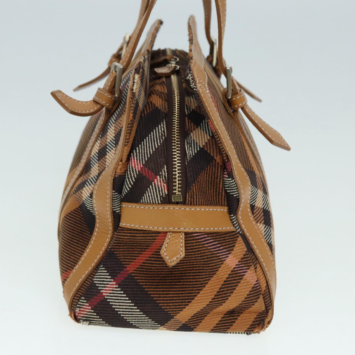 Burberry Nova Label Canvas Brown Handbag Style 2