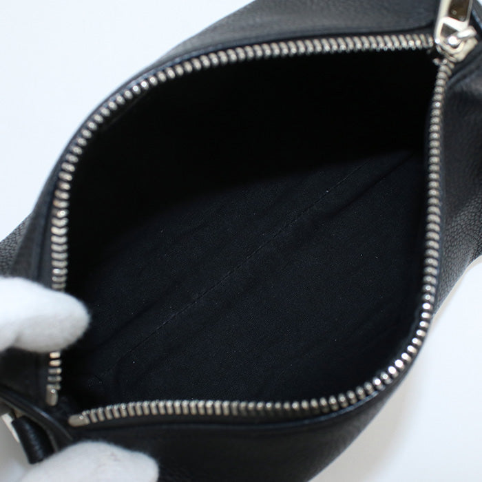 ChristianDior 1ATPO061 roller Atelier Diagonal shoulder bag leather black unisex Rovelle Bags