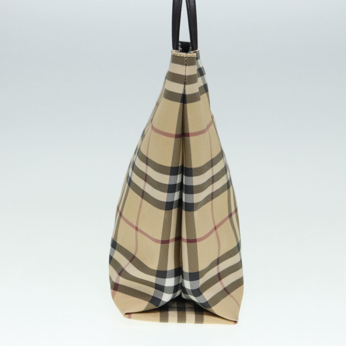 Burberry Nova Auth Leather Beige Handbag Style 6