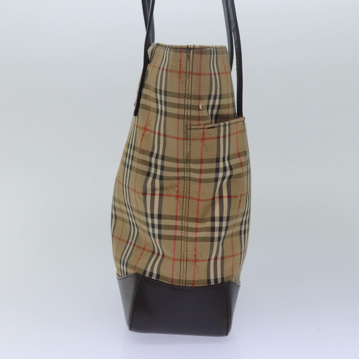Burberry Nova Auth Canvas Beige Tote Bag Style 9