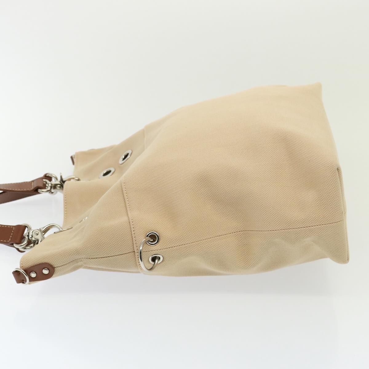 Burberry Nova Label Canvas Beige Tote Bag
