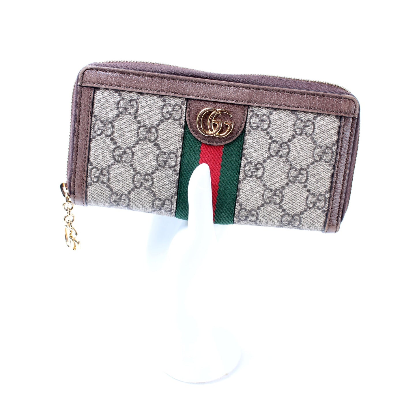 523154 GG Supreme Ophidia Zip Wallet lbcase