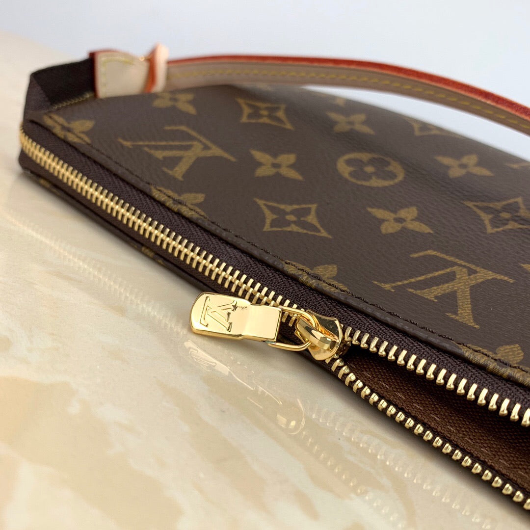 handbag with long hand short straps