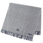 BURBERRY LONDON Scarf Main: 100% wool Gray navy unisex(Unisex)