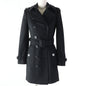 BURBERRY trench coat Main: 80% wool, Main: 20% cashmere, Lining: 50% acetate, Lining: 50% viscose (rayon), Sleeve lining: 60% acetate, : 40% cupra black Women 34