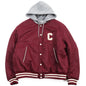 CELINE Blouson 2W15A227R Outer: 100% nylon, Lining: 100% cotton, Filling: 100% polyester, Part: 100% cotton Bordeaux Grey mens 52