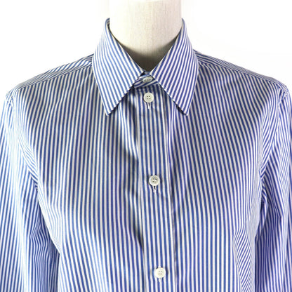 CELINE Long sleeve shirt 2C009037F Main: 100% cotton Blue white Women 36