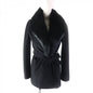 BURBERRY LONDON coat Outer: 65% Angora, Outer: 35% Wool, Lining: Cupra, Lining: Polyester black Women 38
