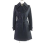 BURBERRY LONDON trench coat FR038-630 Outer: 100% cotton, Part: Leather, Lining: 100% cotton, Part: Cupra, Liner Main: 100% wool, Part: Cupra black Women 34