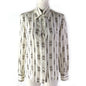CELINE Long sleeve shirt Main: 100% silk Off-white Brown type Women 38